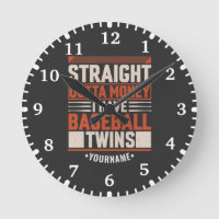 Funny Baseball Twin Parent Gift