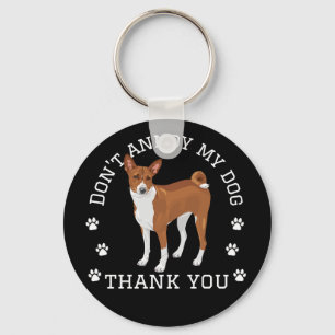Funny Basenji Keychains