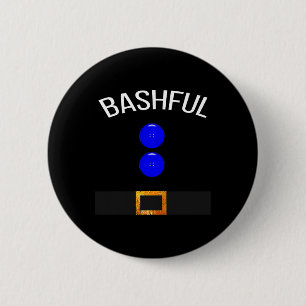 Funny Bashful Costume T Gift Novelty  6 Cm Round Badge