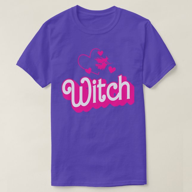 Funny Basic Witch Lazy Costume Girls Women Funny H T-Shirt (Design Front)