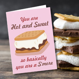 Funny Basically You Are a S'more Valentine's Day Holiday Card