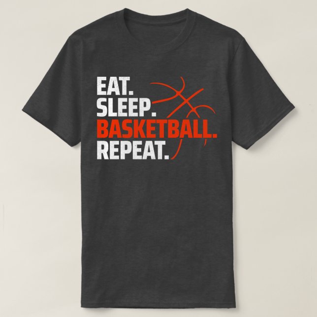 funny basketball 3 T-Shirt (Design Front)