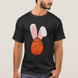 Funny Basketball Bunny Easters Kids Boys Toddler T-Shirt