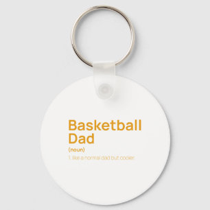 Funny Basketball Dad Definition Key Ring
