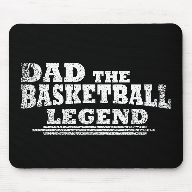 Funny basketball dad gift mouse pad (Front)