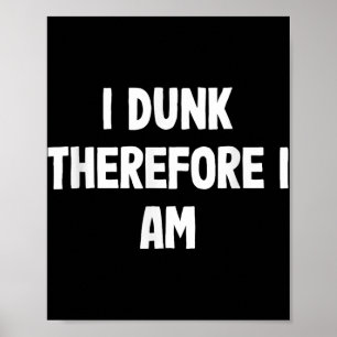 Funny Basketball Hoops Tee For Youth Ballers Poster