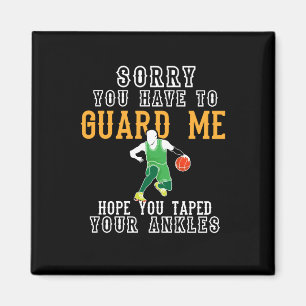 Funny Basketball Magnet