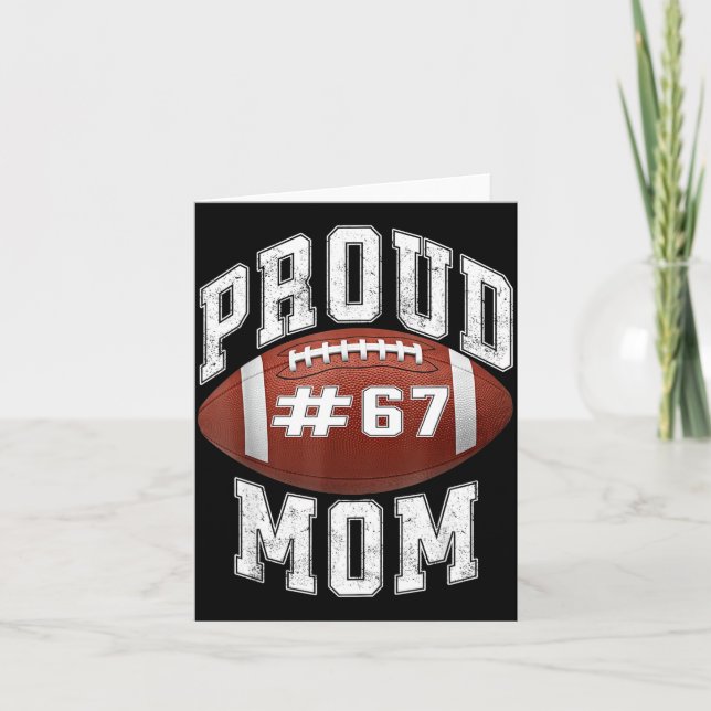 Funny Basketball Mom 67 Meme Proud Mama Design  Card (Front)