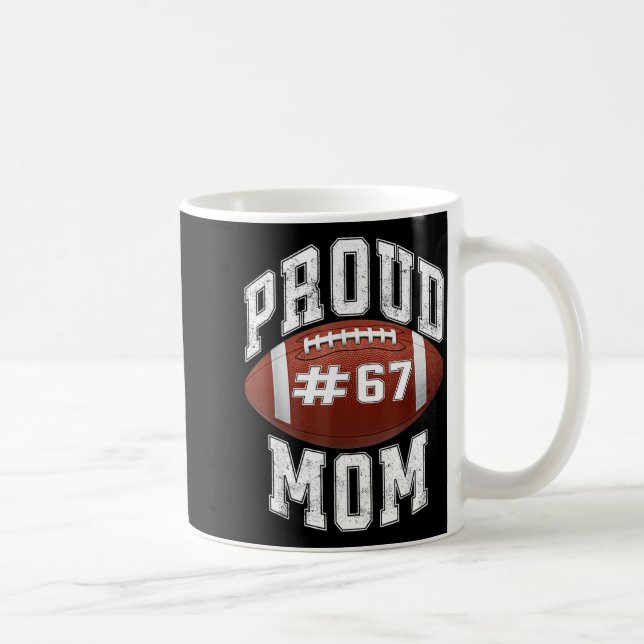Funny Basketball Mom 67 Meme Proud Mama Design  Coffee Mug (Right)