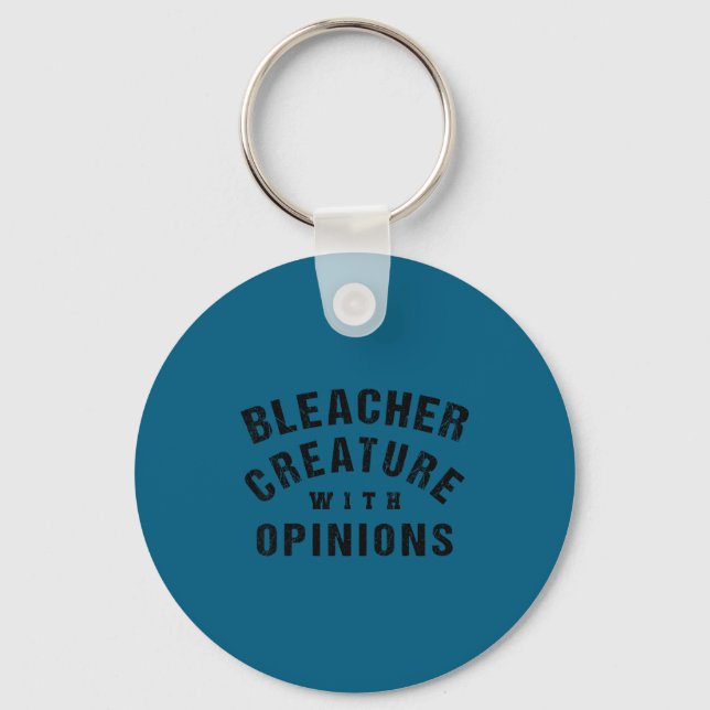 Funny Basketball Mom Quote Bleacher Creature With  Key Ring (Front)