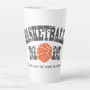 Funny Basketball Mum  Latte Mug