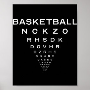 Funny Basketball Opticians Board Joke Tank Top  Poster