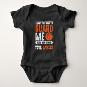 Funny Basketball Player Team Sport Trash Baby Bodysuit