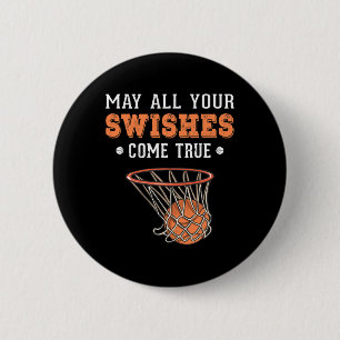 Funny Basketball Puns 3 Point Boys Girls Christmas 6 Cm Round Badge