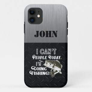Funny Bass Fishing Quote People Introvert Name Case-Mate iPhone Case