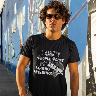 Funny Bass Fishing Sports Outdoors Angler Quote T-Shirt