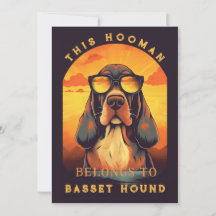 Funny Basset Hound Dog Parent Personalised