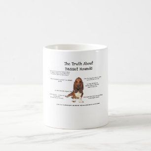 funny Basset hound mug