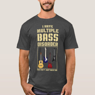 Funny Bassist Gift Idea Music Bass T-Shirt