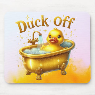 Funny Bath Duck Mouse Pad