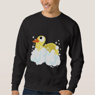 Funny Bath Teen Yellow Duck Duck Rubber Bath Toy Sweatshirt