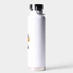 Funny Bathroom Humour Halloween Spooky Poo Design Water Bottle
