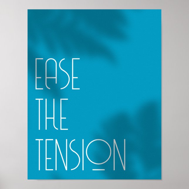 Funny bathroom quote sign Poster (Front)