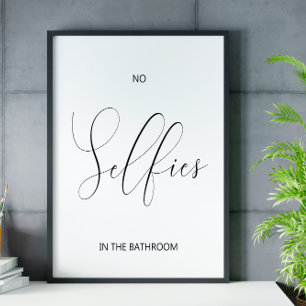 Funny Bathroom wall art poster