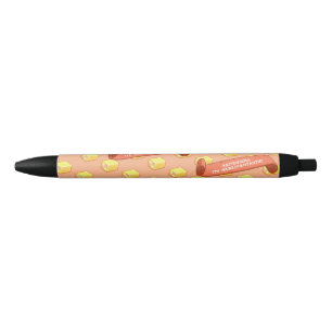 Funny Battenberg Marzipantastic! Pixel Art Pattern Black Ink Pen