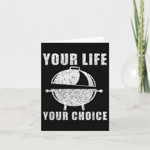 Funny Bbq Barbecue Grill Grilling Joke Smoking Mea Card