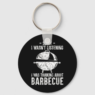 Funny Bbq Barbecue Grill Grilling Joke Smoking Mea Key Ring