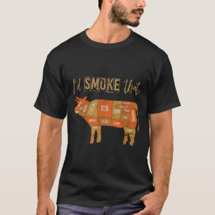 Funny Bbq Chef Smoked Meat Grill Master Gift Steak T-Shirt