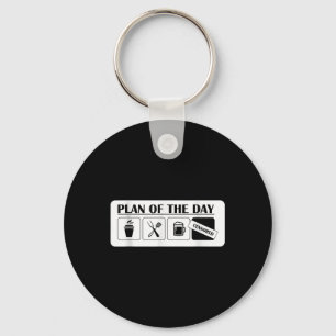 Funny Bbq Coffee Grilling Beer Adult Humour Gift Key Ring