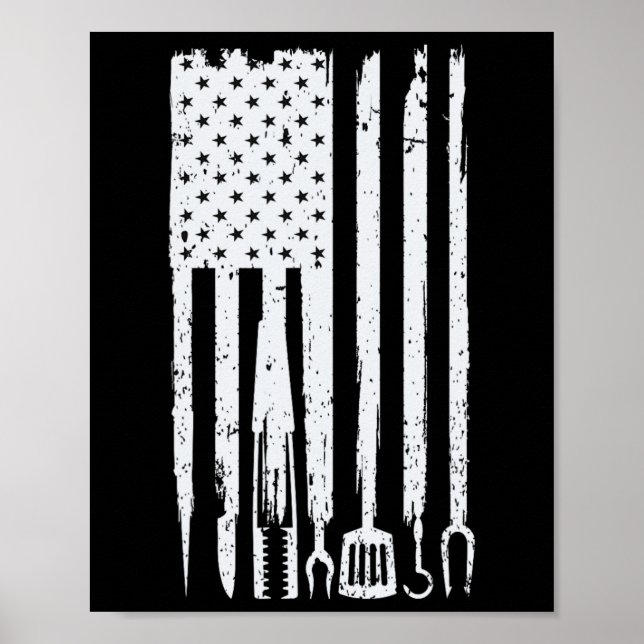 Funny Bbq Design! For Fans Of Smoking  Poster (Front)