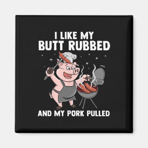 Funny Bbq Design For Men Women Bbq Lover Grilling Magnet