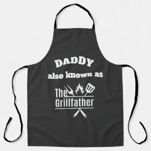 funny bbq fathers day custom apron