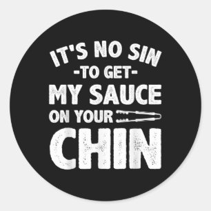 Funny Bbq For Men Women Bbq Barbeque Smoking Barbe Classic Round Sticker