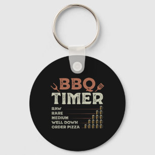 Funny Bbq Grill Chef Grilling Master Rbecue Lover Key Ring
