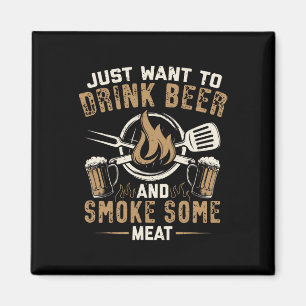 Funny Bbq Grill Chef Grilling Master Rbecue Lover Magnet