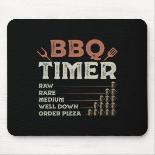 Funny Bbq Grill Chef Grilling Master Rbecue Lover Mouse Pad