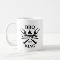 Funny BBQ Grill Master Personalised Barbecue King