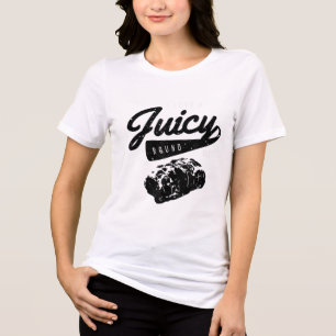 Funny Bbq Grill Shirt I Love A Juicy Round Butt S