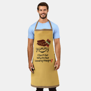 Funny BBQ Griller Aprons, Father's Day Weight Loss Apron