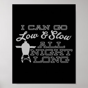 Funny Bbq Grilling Smoking Pitmaster Egg Smoker Poster