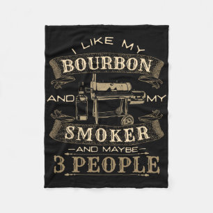 Funny Bbq Grillmaster Fleece Blanket