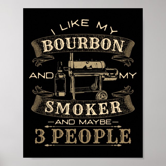 Funny Bbq Grillmaster  Poster (Front)