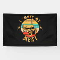 Funny BBQ Lover Gifts | I Smoke My Meat Smoker BBQ