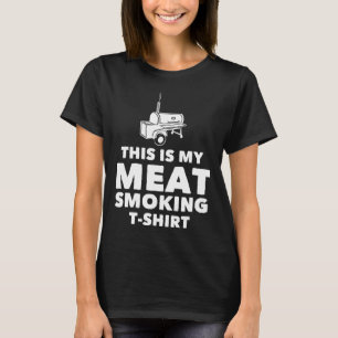 Funny Bbq Meat Smoking Design T-Shirt