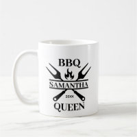 Funny BBQ Personalised Barbecue Queen