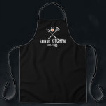 Funny BBQ Personalised Kitchen Apron<br><div class="desc">Real Men Cook custom gifts Personalised Kitchen Birthday  Gift for Husband,  Gifts for Dad,  daddy Christmas For Him,  Funny BBQ Apron,  Fathers Day</div>